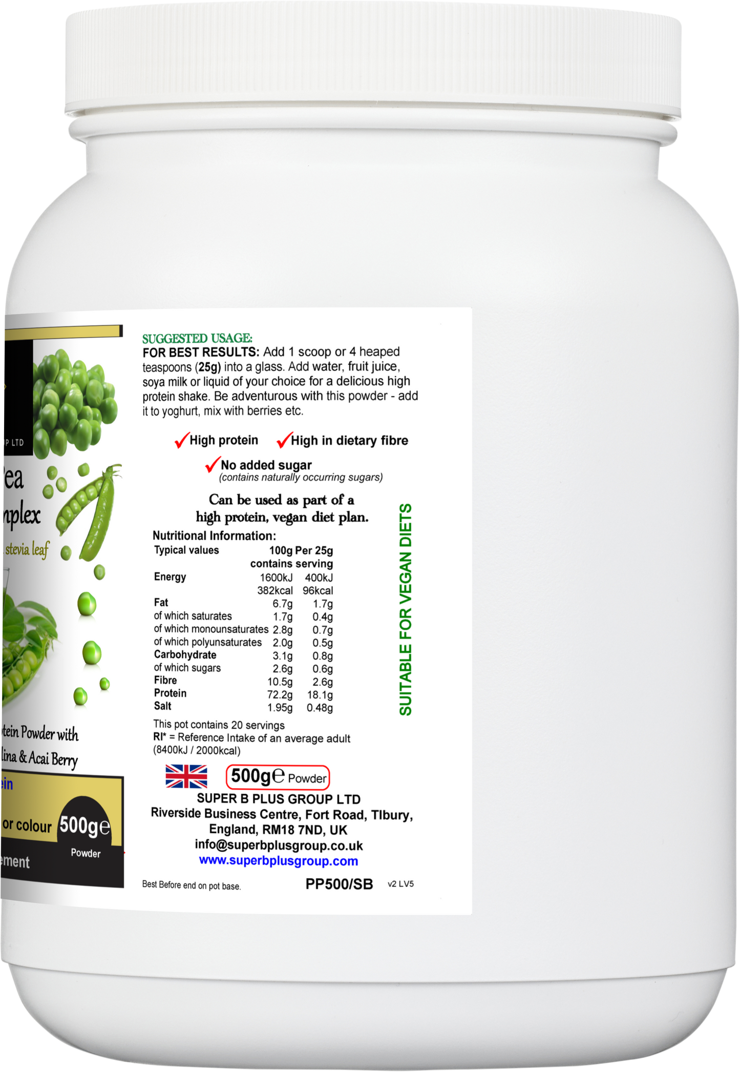 Super Pea Protein Complex