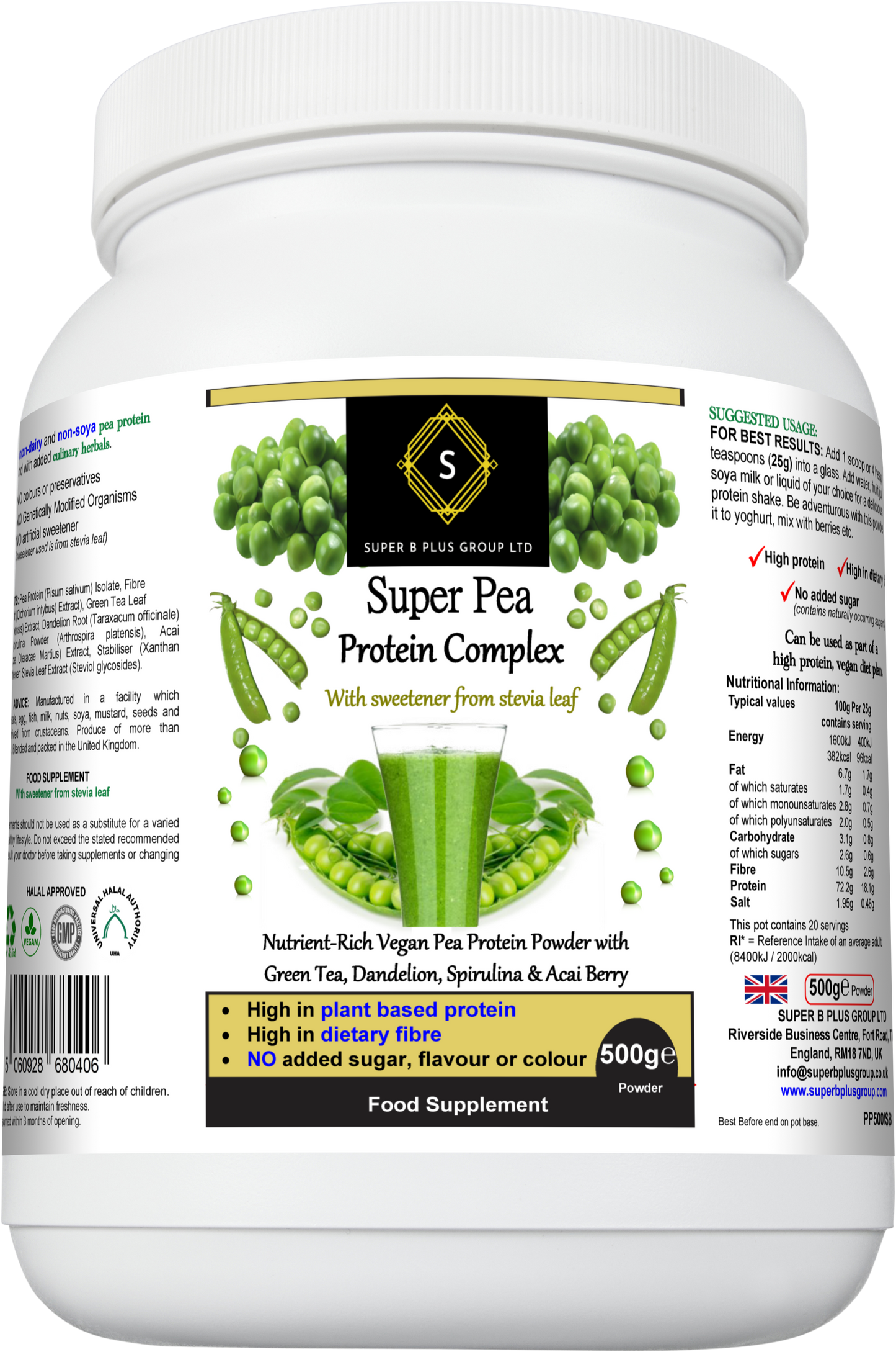 Super Pea Protein Complex