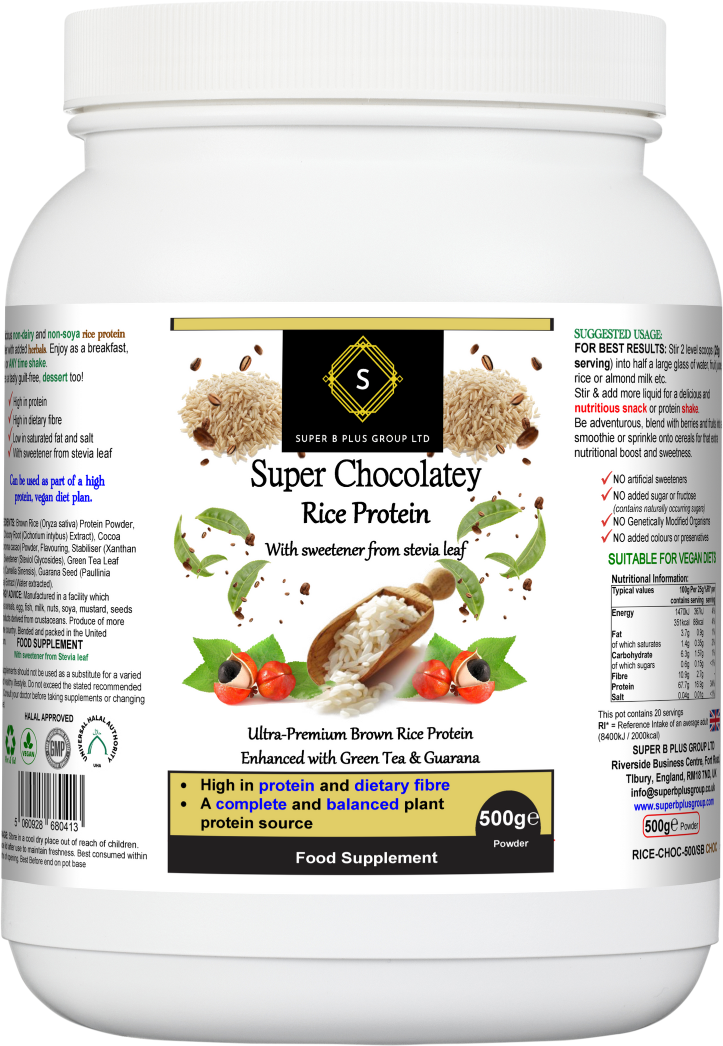 Super Chocolatey Rice Protein